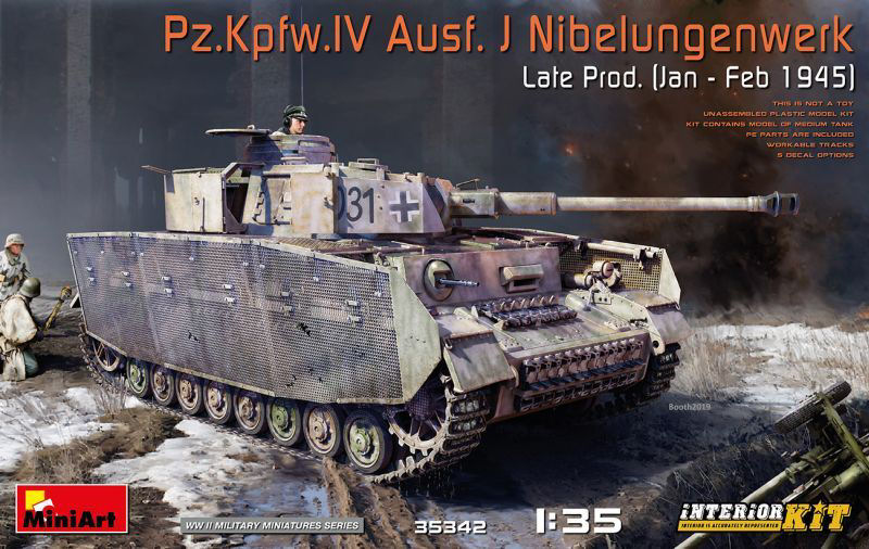 Pz.kpfw.iv Ausf.jnibelungenwerk Late PROD.(JAN.FEB.1945) Kit – Miniart 1:35