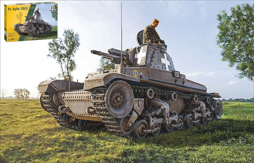 PZ.KPFW.35 T Kit – Italeri 1:72