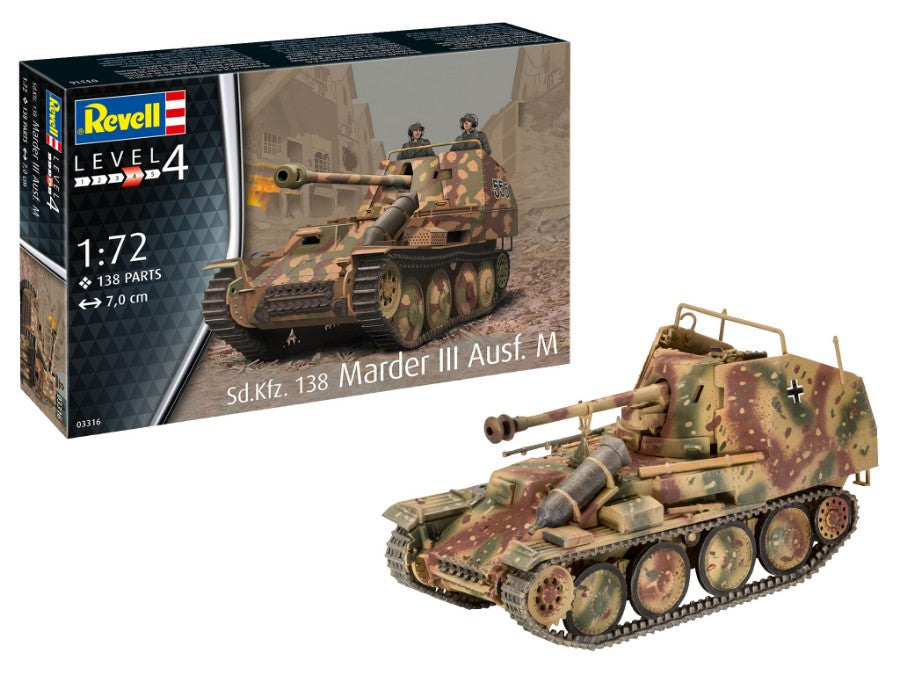 SD.KFZ.13B Marder Iii Ausf.m Kit – Revell 1:72