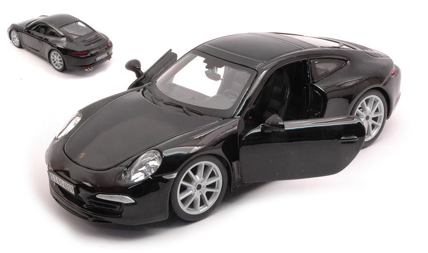 Porsche 911 991 2011 Black – Burago 1:24