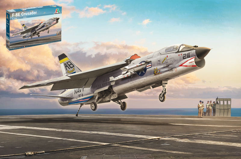 F-8E Crusader Kit 1:72 – Italeri