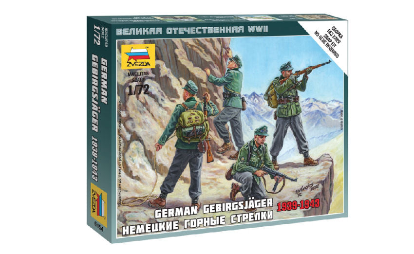 German Mountains Troops Kit – Zvezda 1:72