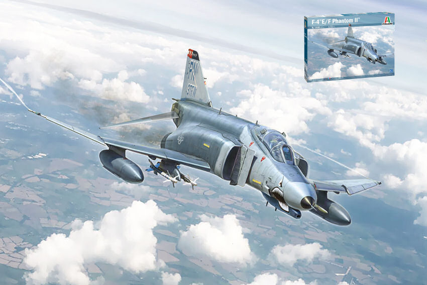 F-4E/F Phantom Ii Kit 1:72 – Italeri