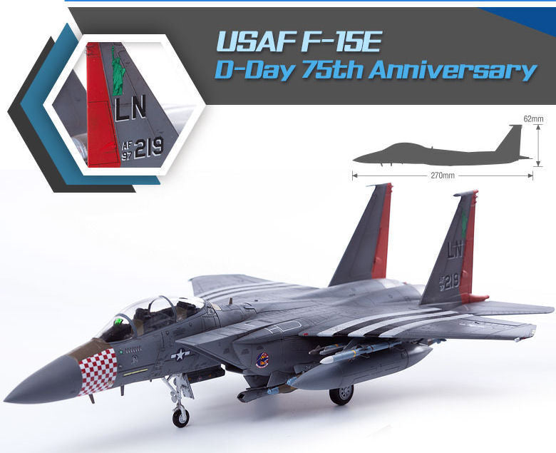 Usaf F-15E D-day 75th Anniversary Kit – Academy 1:72