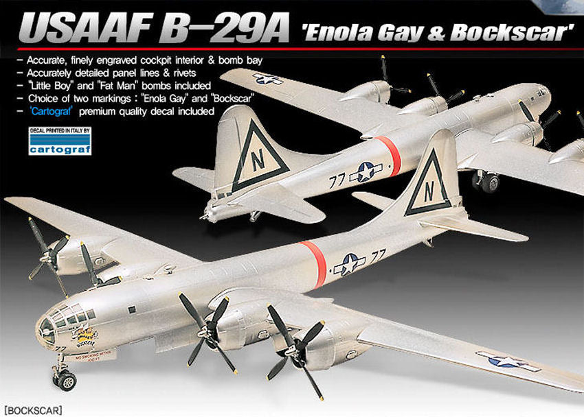 B-29A Enola Gay Bocks Car Kit 1:72 – Academy