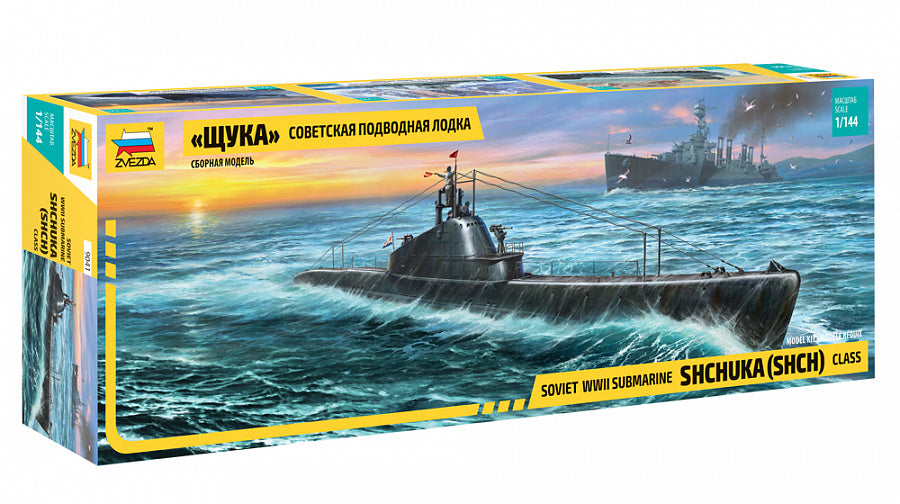 Shchuka Class Russian Submarine WWII Kit – Zvezda 1:144
