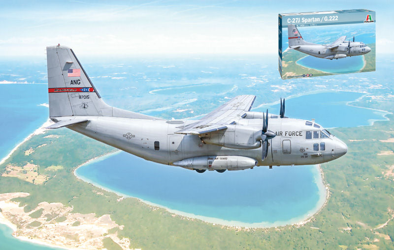 C-27 J/G 222 Spartan Kit 1:72 – Italeri