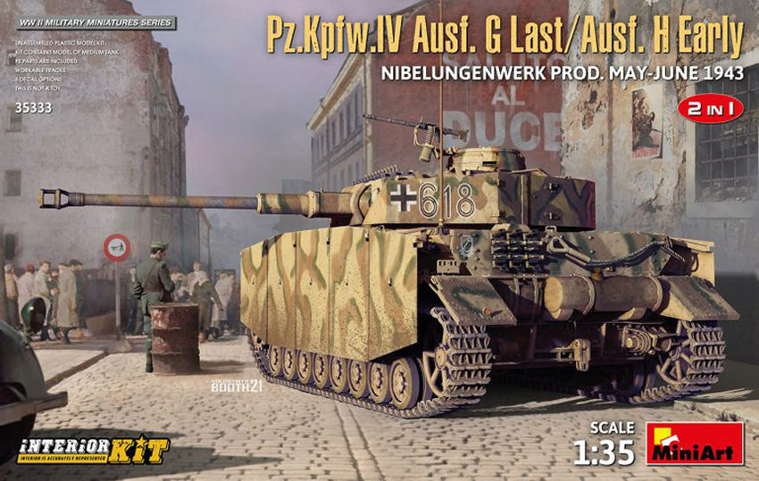 Pz.kpfw.iv Ausf.g-last/h-early Kit – Miniart 1:35