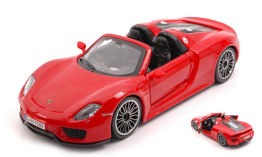 Porsche 918 Spyder 2015 Red – Burago 1:24