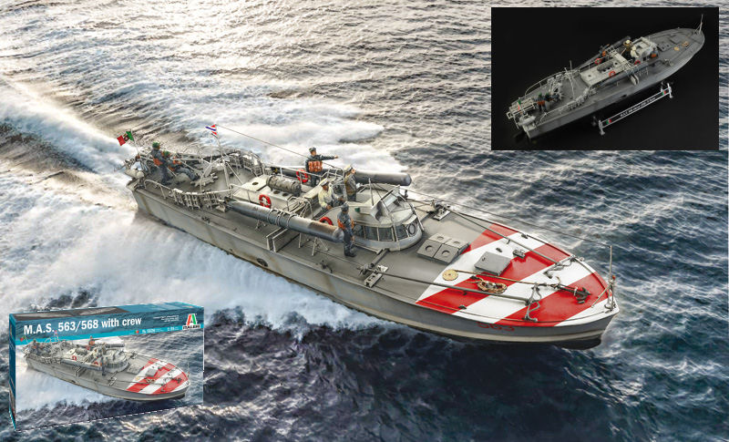 M.A.S. 568 4a Serie With Crew And Accessories Kit – Italeri 1:35