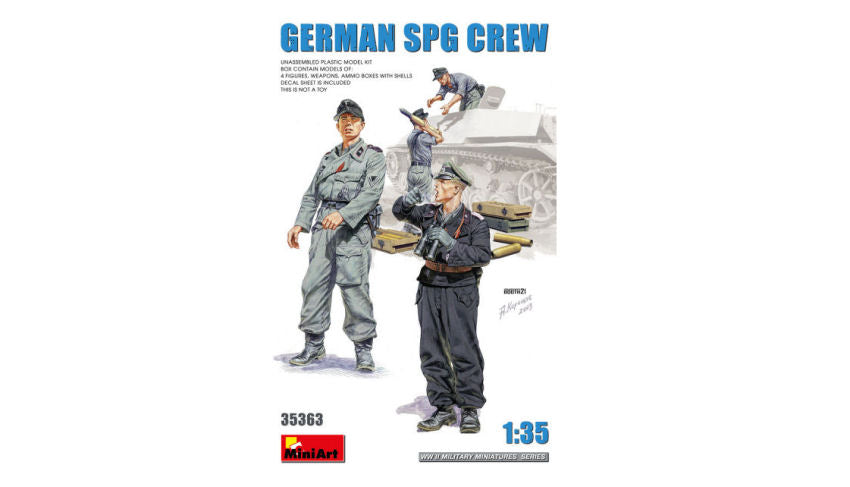 German Spg Crew Kit – Miniart 1:35