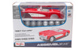 Chevrolet Corvette Cabriolet 1957 Red/white Kit – Maisto 1:24