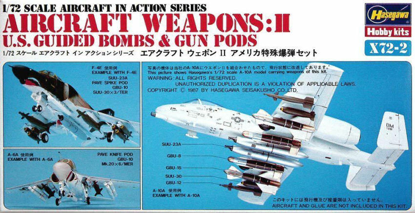 Aircraft Weapons Vi: U.S.SMART Bombs Kit – Hasegawa 1:72