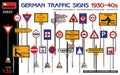German Traffic Signs 1930-40s Kit – Miniart 1:35