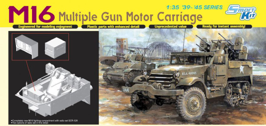 M16 Multiple Gun Motor Carriage Kit – Dragon 1:35