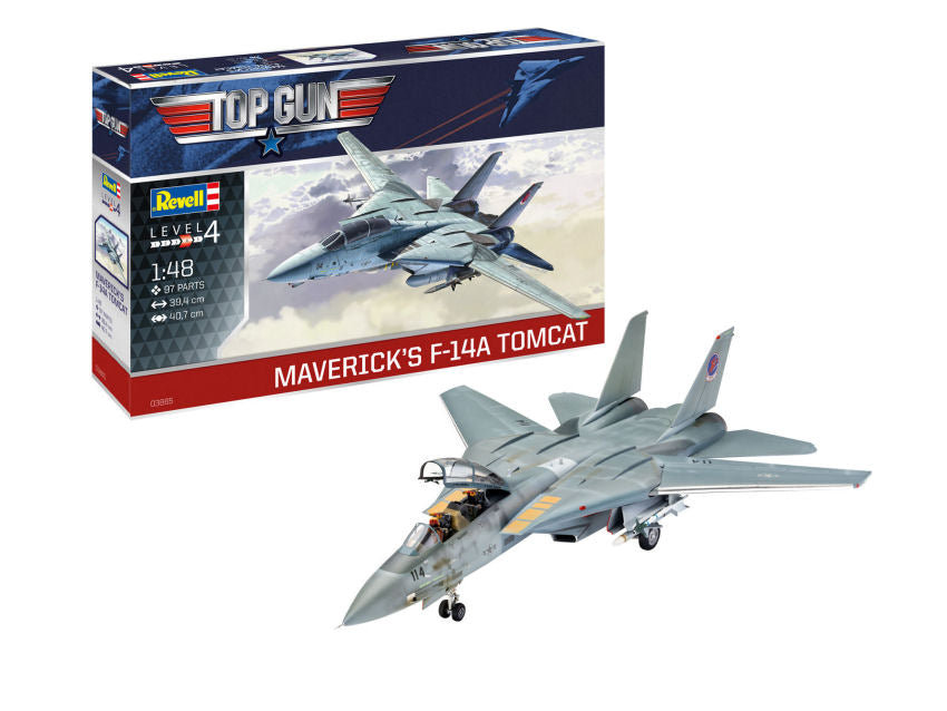 Maverick's F-14A Tomcat Top Gun Movie Kit – Revell 1:48