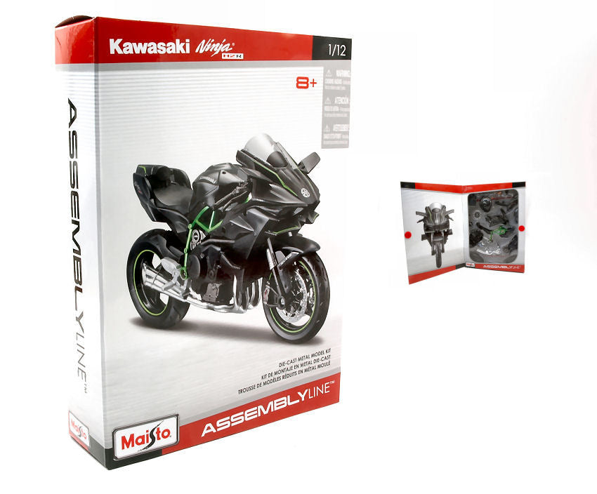 Kawasaki Ninja H2R Black Kit – Maisto 1:12
