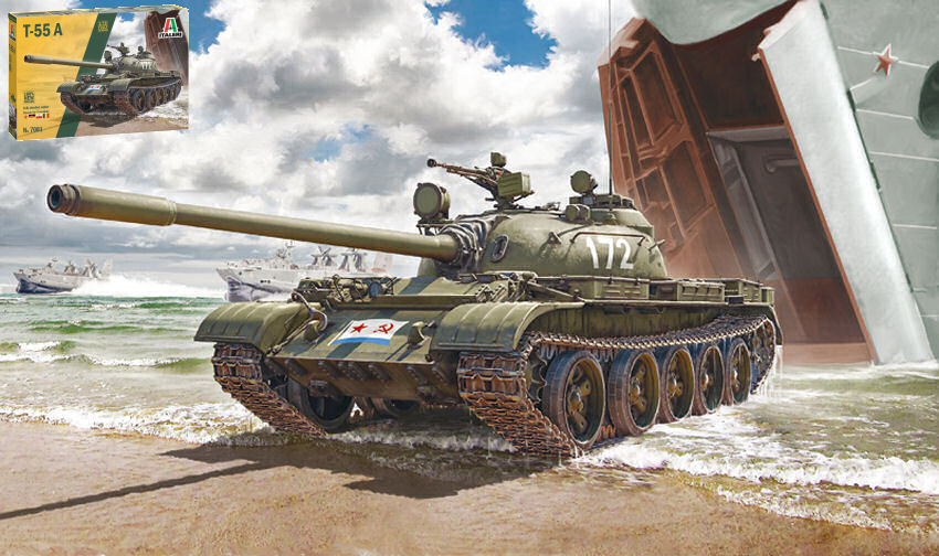 T-55 Mbt Kit – Italeri 1:72