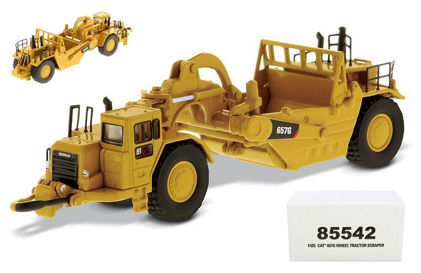 Cat 657G Scraper – Diecast Master 1:125