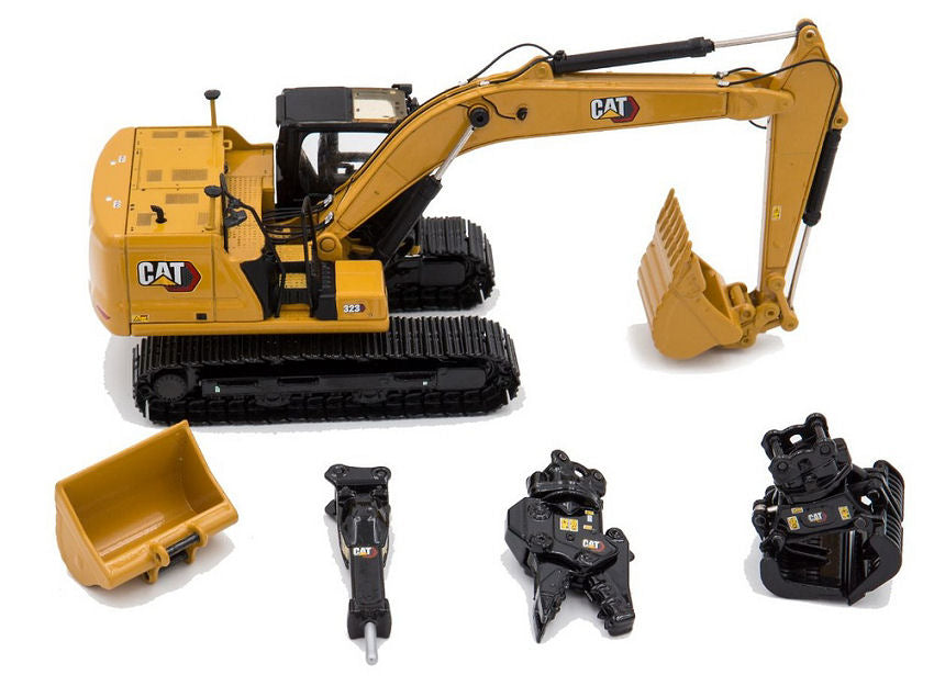 Cat 323 Hydraulic Excavator – Diecast Master 1:50