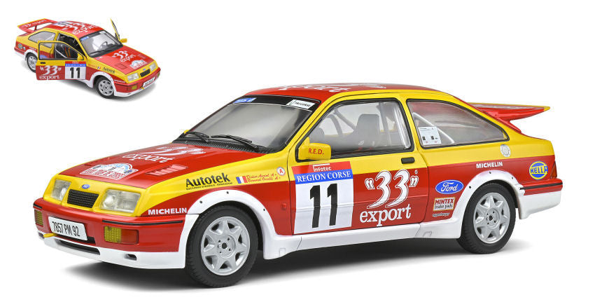 Ford Sierra Cosworth RS N.11 Tour De Corse 1987 Auriol-Ocelli 1:18 – Solido