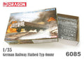German Railw.flatbed Ommr + Mg Crew Kit – Dragon 1:35