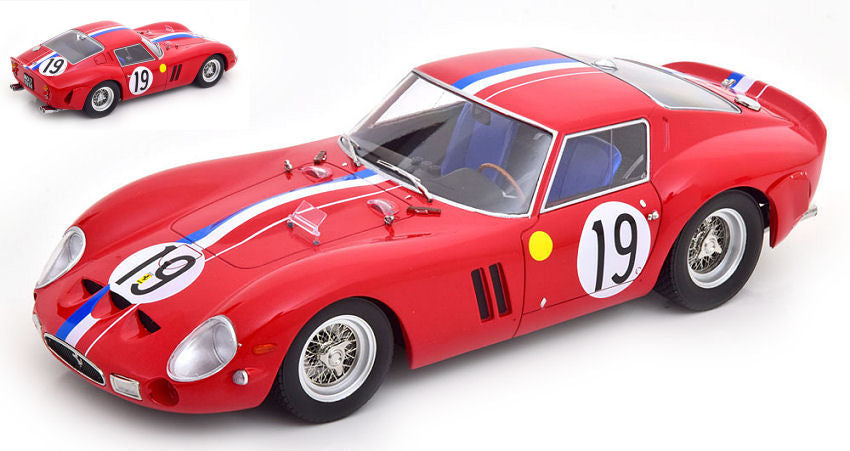 Ferrari 250 Gto N.19 2nd Lm 1962 Noblet-guichet – KK Scale 1:18
