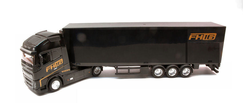 Volvo FH16 Globetrotter 750 Xxl "volvo Fh 16" Black – Burago 1:43