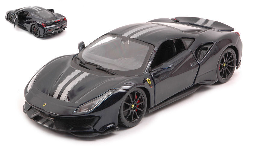 Ferrari 488 Gtb Dark Blue – Bburago 1:24