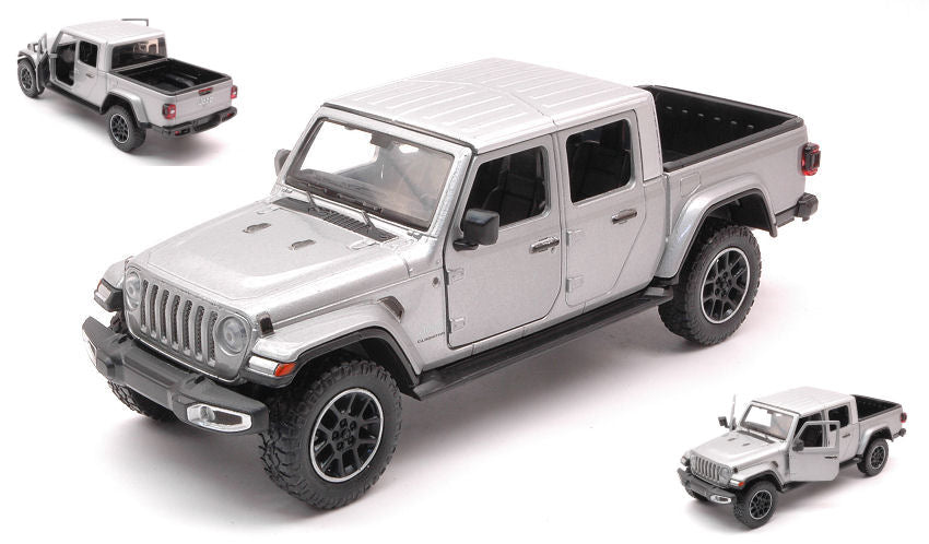 Jeep Gladiator 2020 Overland Hard Top Silver – MotorMax 1:24