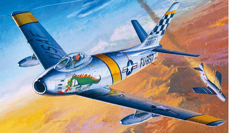 Usaf F-86F Korean War Kit – Academy 1:72