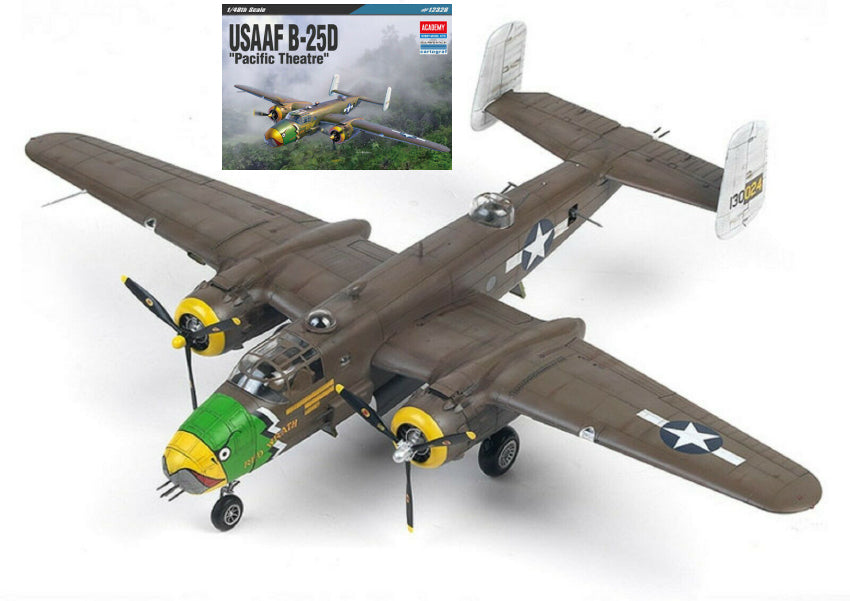 Usaaf B-25D Pacific Theatre Kit – Academy 1:48