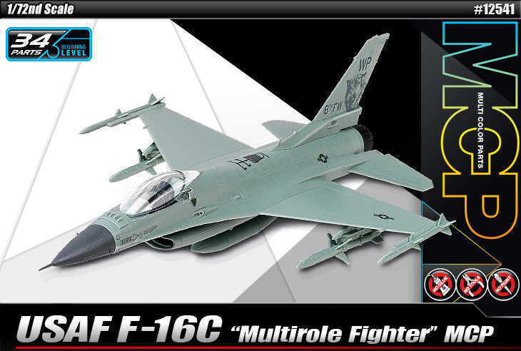 Aereo Usaf F-16C Multirole Fighter Mcp Kit 1:72 – Academy