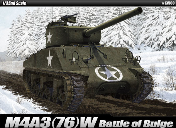 M4 A3 (76) W Battle Of Bulge Kit 1:35 – Academy