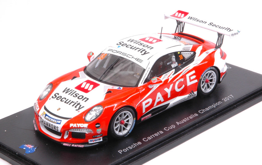 Porsche 911 Gt3 Cup N.38 Carrera Australia 2017 Champion David Wall 1:43 – Spark Model