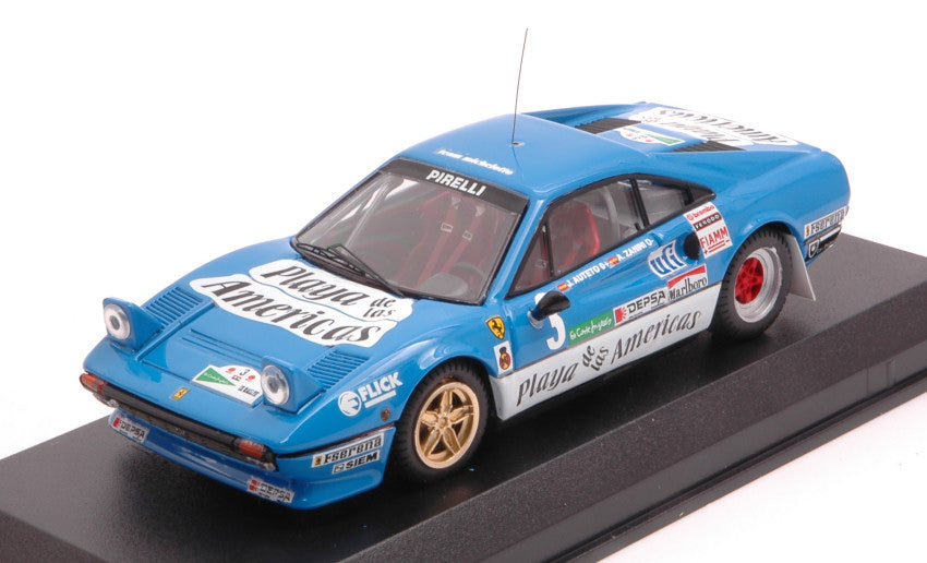 Ferrari 308 Gtb N.3 7th Rallye Corte Ingles 1985 A.ZANINI-J.AUTET – Best Model 1:43