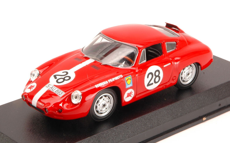 Porsche Abarth N.28 2nd CL.1000 Km Nurburgring 1963 Krunis-schiller – Best Model 1:43
