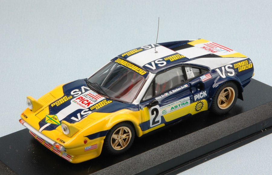 Ferrari 308 Gtb N.2 Rally Valli Piacentine 1980 Nico/barban – Best Model 1:43