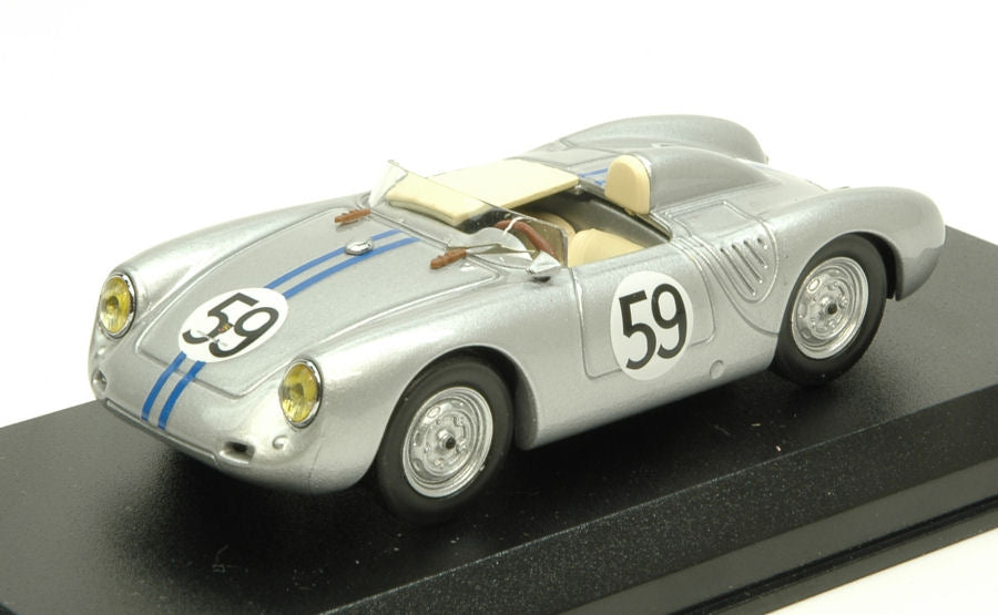 Porsche 550 Rs N.59 24 H Le Mans 1958 Schiller-tot-wirz – Best Model 1:43