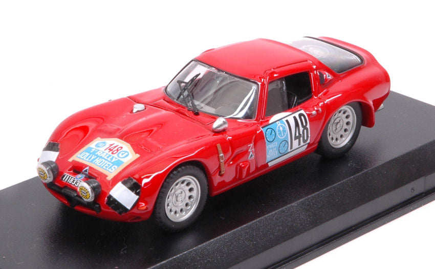 Alfa Romeo TZ2 N.148 2nd Rally Jolly Hotel 1965 A.DE Adamich-f.lini – Best Model 1:43