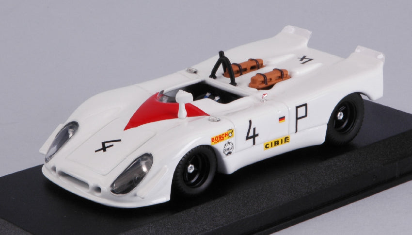 Porsche 908/02 Flunder N.4 2nd 1000 Km Nurburgring 1969 Stommelen-herman – Best Model 1:43