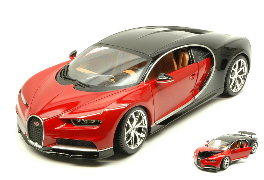 Bugatti Chiron 2016 Red/black – Burago 1:18
