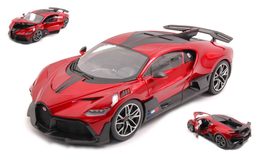 Bugatti Divo Metallic Red – Burago 1:18