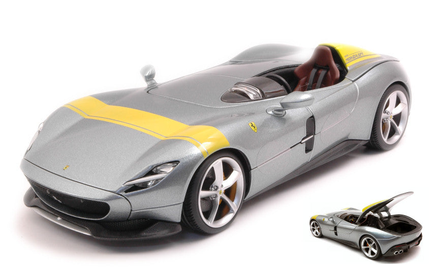 Ferrari Monza SP1 2018 Grey – Burago 1:18