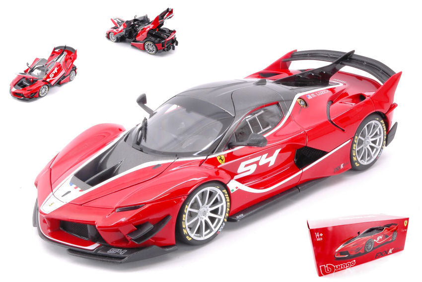 Ferrari Fxx-K Evoluzione N.54 rosso Signature 1:18 – Bburago