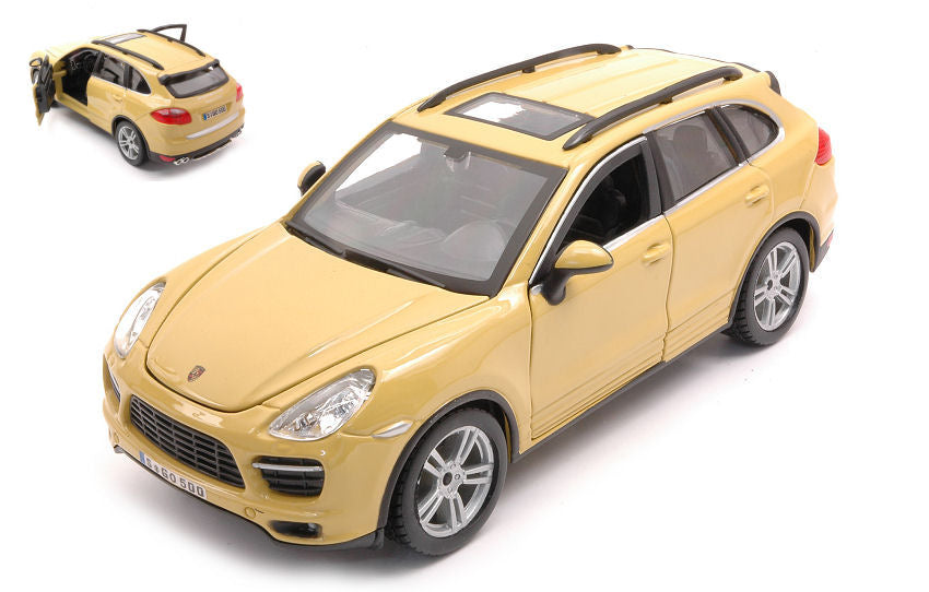 Porsche Cayenne Turbo Yellow – Burago 1:24