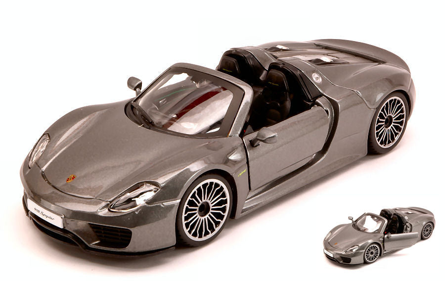 Porsche 918 Spyder 2013 Silvergun – Burago 1:24