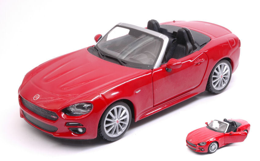 Fiat 124 Spider 2016 Red – Burago 1:24