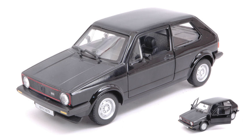 VW Golf MK1 Gti Black – Burago 1:24