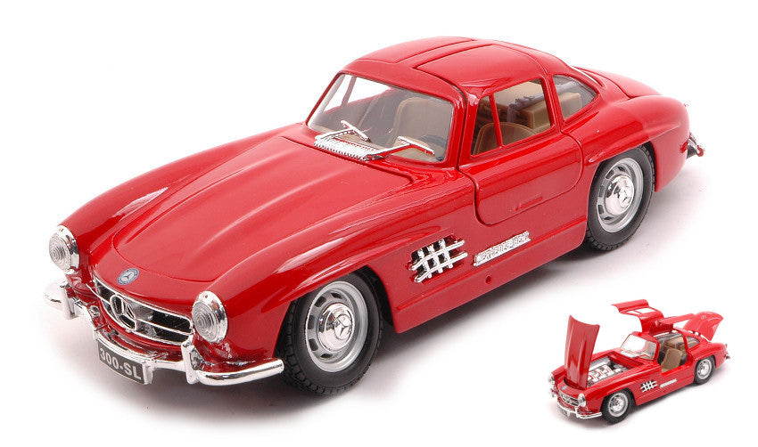 Mercedes 300 Sl 1954 Red – Burago 1:24